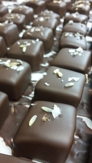 Lavender and Mint Salted Caramels